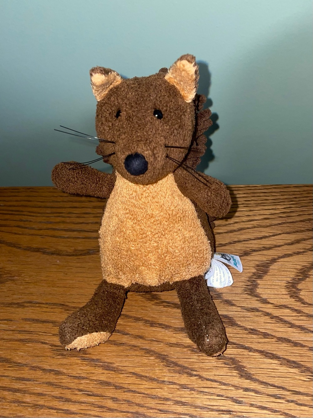 HTF Rare Vintage Retired Jellycat Noodle Woodlands Squirrel